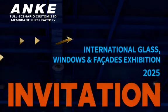 Lettera di invito per la mostra internazionale di vetro, finestre e facciate di Istanbul